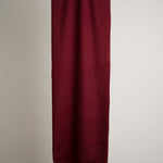 Bordeauxroter, handgewebter Schal aus 100% reiner Pashmina-Wolle mit traditionellem Chasme Bulbul (Augen des Nachtigalls) Muster