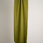 Olivengrüner, handgewebter Schal aus 100% reiner Pashmina-Wolle mit traditionellem Chasme Bulbul (Augen des Nachtigalls) Muster