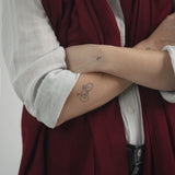 Bordeauxroter, handgewebter Schal aus 100% reiner Pashmina-Wolle mit traditionellem Chasme Bulbul (Augen des Nachtigalls) Muster