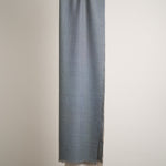 Handgewebter Schal aus 100% reiner Pashmina-Wolle in Sandweiss und Taubengrau