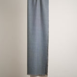 Handgewebter Schal aus 100% reiner Pashmina-Wolle in Sandweiss und Taubengrau